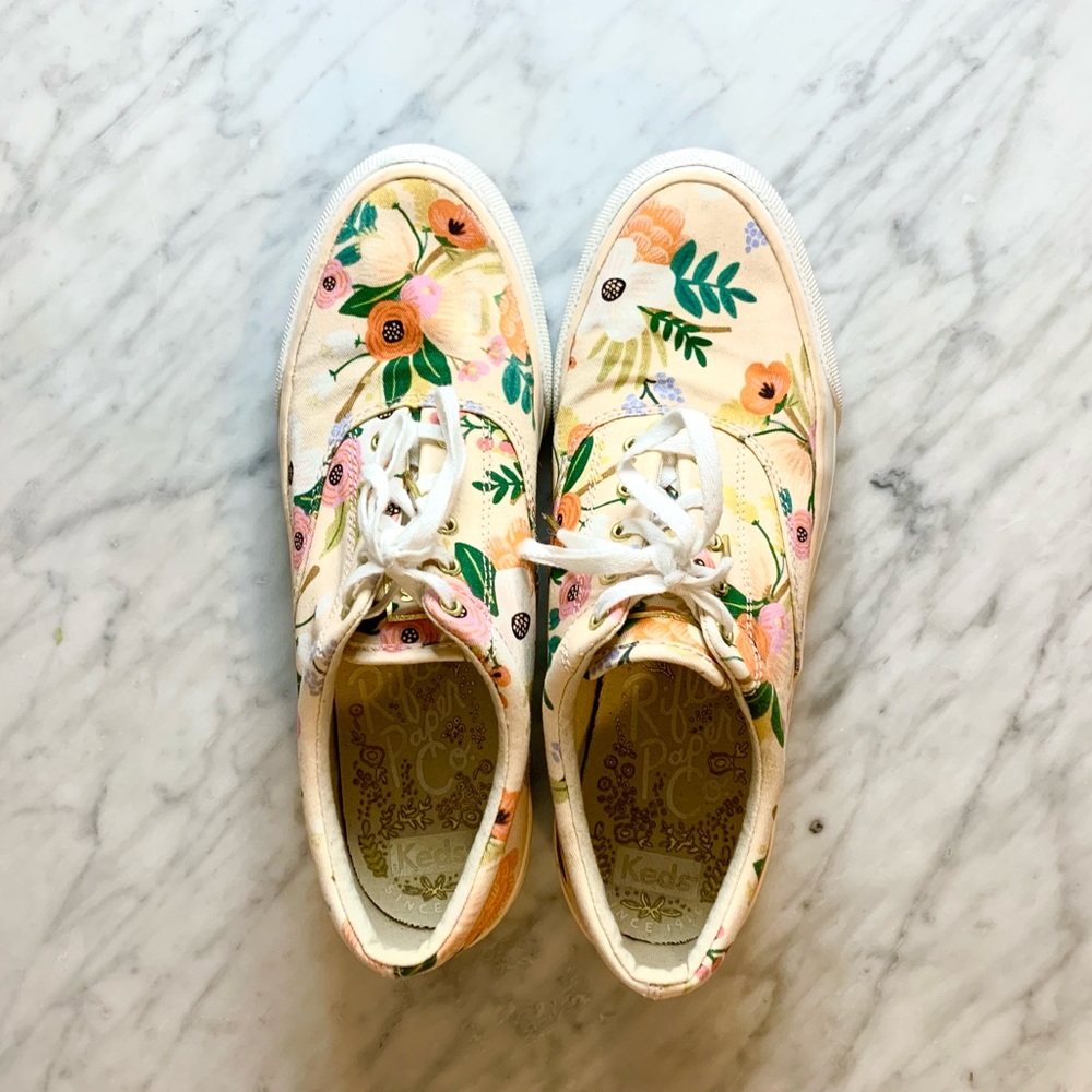 Keds X Rifle Paper Co. Lace Up Shoe